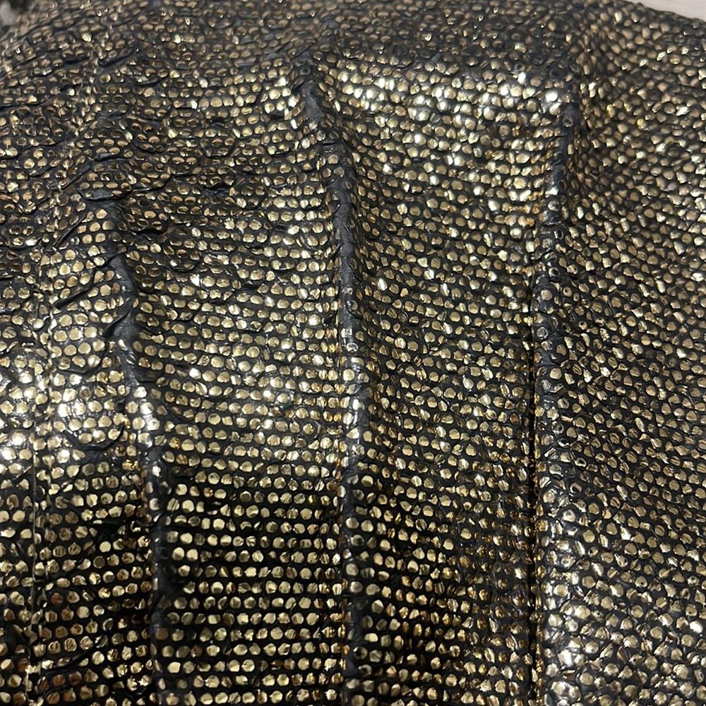 Authentic Nancy Gonzalez Gold Python Crossbody | Great Condition - Picture 4 of 10